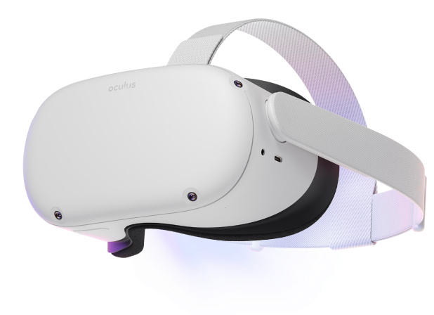 A product image of Oculus Quest 2 on white background.